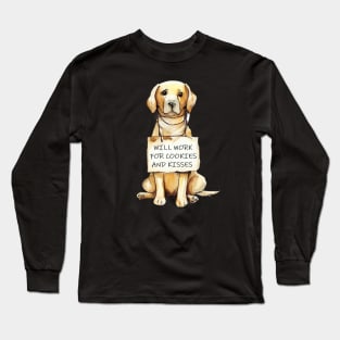 Cookies & Kisses Labrador Retriever Long Sleeve T-Shirt